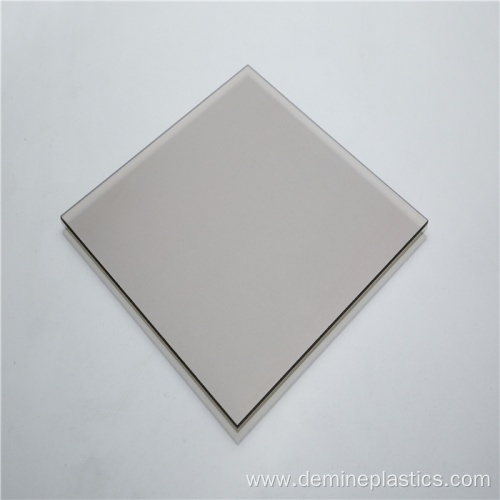 Gray glossy 3mm wall panel solid polycarbonate sheet